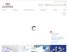 Tablet Screenshot of eng.alrosa.ru